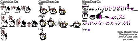 The Spriters Resource - Full Sheet View - The Battle Cats - Crazed Axe Cat