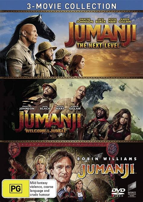 Jumanji: 3-Movie Collection: Jumanji Jumanji: Welcome To The Jungle ...