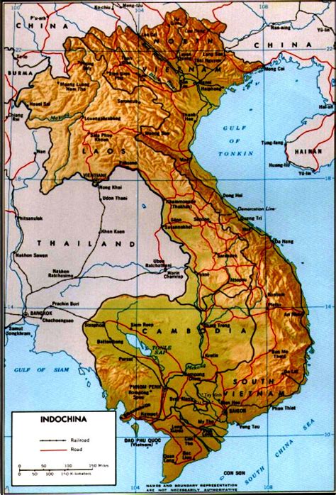 Road Map Of South Vietnam 1969