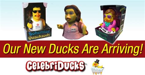 Our New Ducks Are Arriving - CelebriDucks Rubber Duck Characters