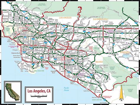 Large Los Angeles Maps For Free Download And Print | High-Resolution ...