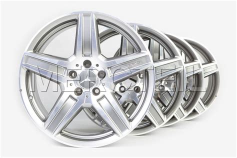 E-Class AMG Titanium Gray Alloy Rims R18 212 Genuine Mercedes-AMG ...