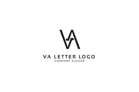 VA Letter Logo | Letter logo, Letter logo design, Logo design