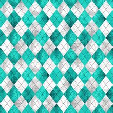 Teal, White Black Argyle Diamond Free Stock Photo - Public Domain Pictures