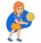 Volleyball Clipart Girl,Soccer Clip Art