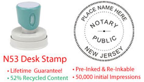 New Jersey Notary Stamp & Supplies, New Jersey Notary Seal | JP Cooke