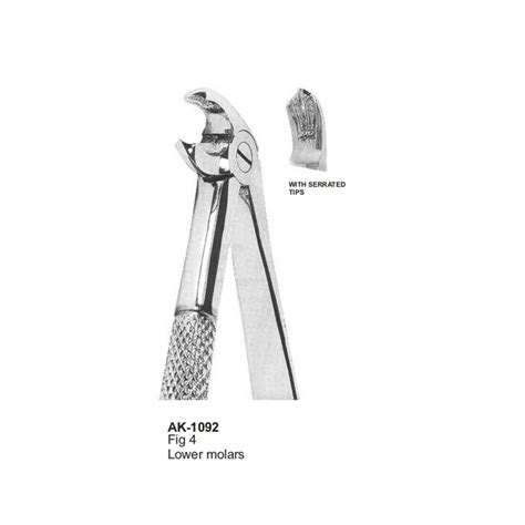 Lower Molars Extracting Forceps - Akhyar Surgical