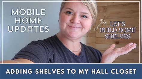 Easy and BUDGET FRIENDLY small space storage solution | DIY closet shelves 🔨 | Mobile home ...