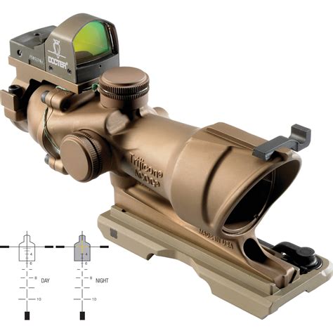 Trijicon 4x32 ACOG Riflescope TA01-ECOS B&H Photo Video