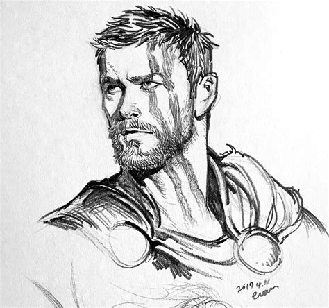 Thor (Avengers Endgame) By Soulstryder210 Dibujos Marvel, Dibujos ...