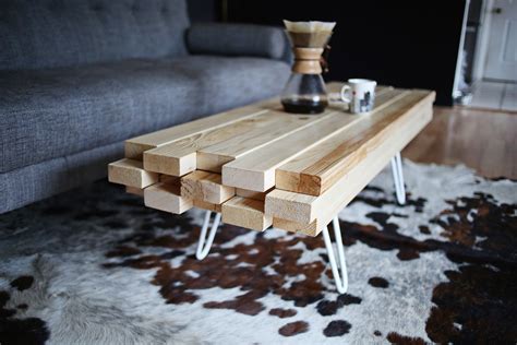 DIY Wooden Coffee Table - A Beautiful Mess