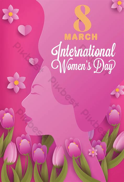 Happy International Womens Day Poster Design | EPS Free Download - Pikbest