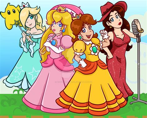 Nintendo Princesses Print! by yoshimarsart on DeviantArt