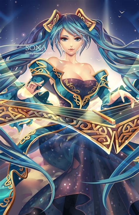 Sona League Of Legends Fan-Art | Art-of-LoL