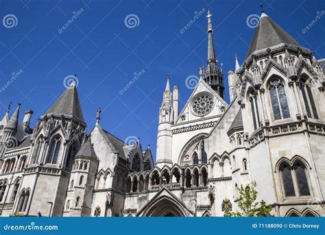 Royal Courts of Justice in London Stock Photo - Image of courts, appeal ...