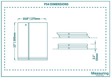 What Are the PS4 & PS4 Slim dimensions? (with Illustrations ...