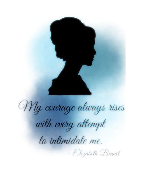 Elizabeth Bennet Quote Digital Art by Lirene Girl | Fine Art America