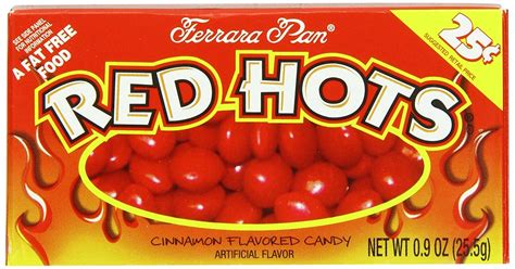 red hots candy is shown in this image