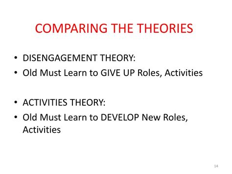 PPT - THEORIES IN GERONTOLOGY: EARLY THEORIES PowerPoint Presentation ...