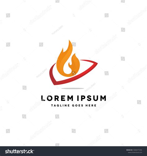 Fire Safety Company Logo Template Modern Stock Vector (Royalty Free) 1836577294 | Shutterstock