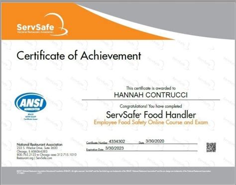 Florida Safe Food Handling Certificate - prntbl.concejomunicipaldechinu ...