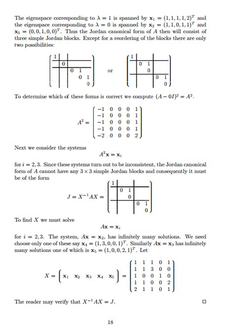 linear algebra - Jordan canonical form deployment - Mathematics Stack Exchange