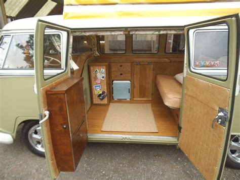 Matilda VW Campervan Interior by Custom Classic Retro.co.uk Vw Bus Interior, Campervan Interior ...