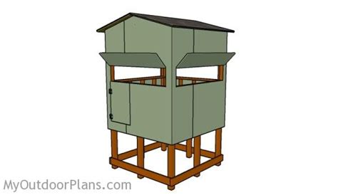 Elevated Deer Blind Plans | MyOutdoorPlans