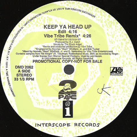 2Pac - Keep Ya Head Up (1993, Vinyl) | Discogs