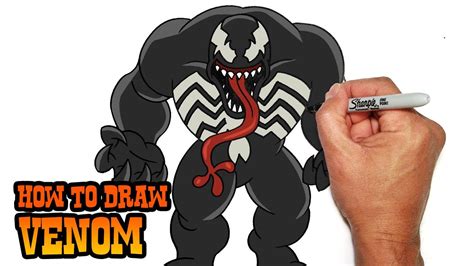 Drawing Venom Step By Step at Drawing Tutorials