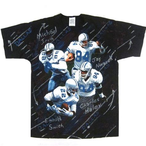 Vintage Dallas Cowboys 1993 T-Shirt Smith Irvin Haley Novacek – For All ...