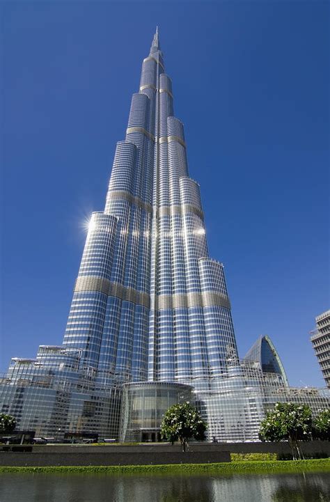 View Of Burj Khalifa Hotel Dubai Photograph by Charles Bowman