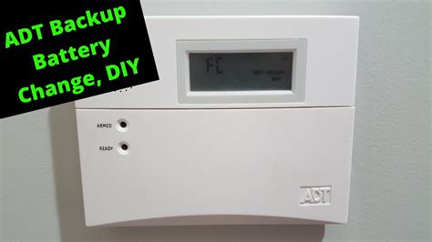 How To Change ADT Alarm Backup Battery, DIY - YouTube