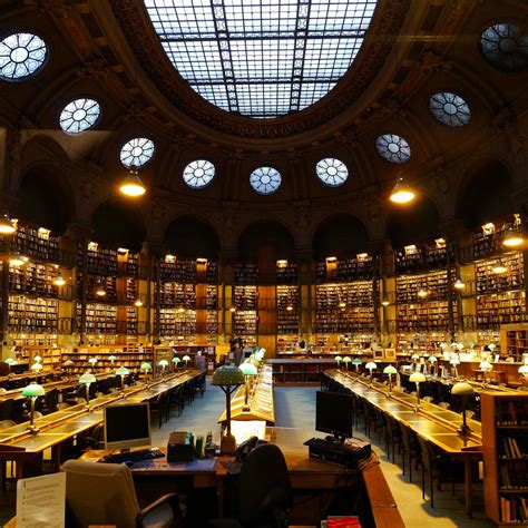 Salle ovale | La salle de lecture ovale de la BNF, plus inte… | Flickr