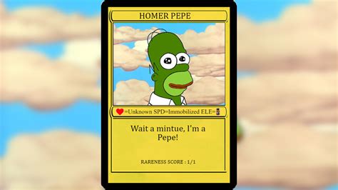 Homer Simpson Rare Pepe NFT Crypto Art Sells For Over $312,000 | Know ...