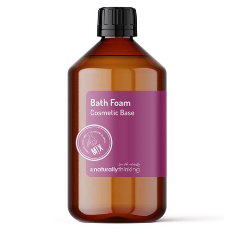 Bath Foam Base for the addition of essential oils by Naturallythinking Aromatherapy