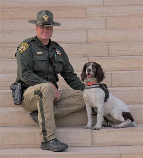 Wyoming Highway Patrol dog "May" recently celebrated retirement - County 10