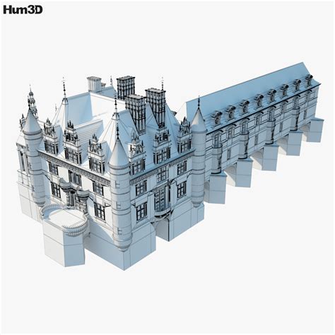 Castle of Chenonceau 3D model - Download Buildings on 3DModels.org