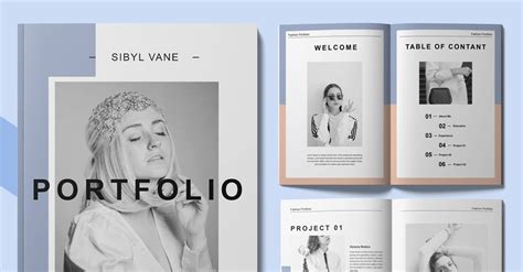 Fashion Portfolio Brochure Template #375754 - TemplateMonster