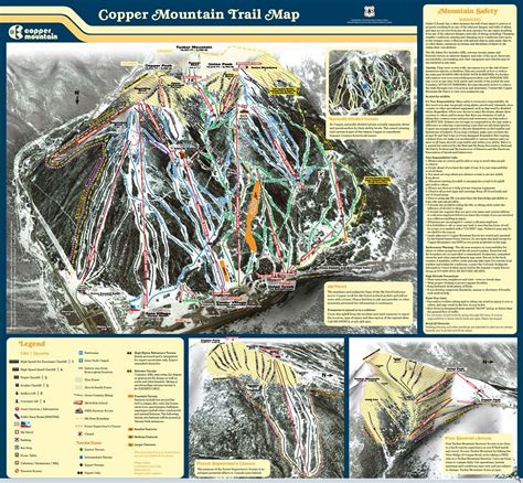 Copper Mountain Trail Map | Copper mountain, Ski trails, Breckenridge ...