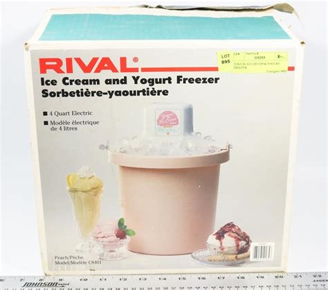 2) RIVAL ICE CREAM & YOGURT FREEZER. - Kastner Auctions