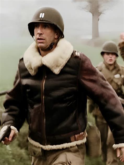 David Schwimmer Band of Brothers S01 Leather Jacket