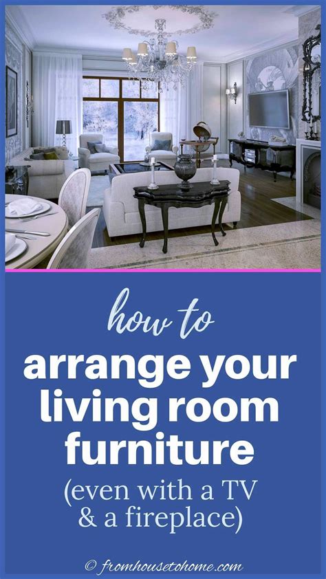 How To Arrange Living Room Furniture With A TV And Fireplace - From ...