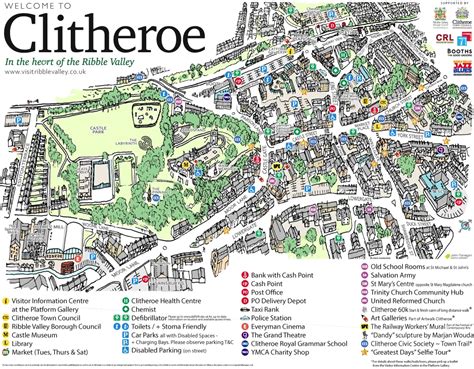 Clitheroe Map – John Flanagan – Graphic Designer