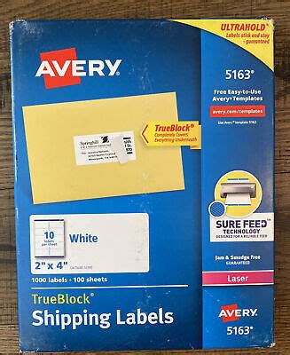 Avery Labels 5163 | Lincoln Equipment Liquidation