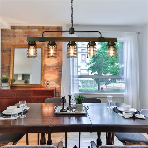 Williston Forge Keedysville 5 - Light Dimmable Kitchen Island Modern ...