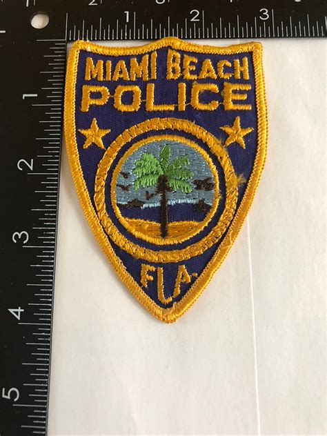 MIAMI BEACH FL POLICE PATCH