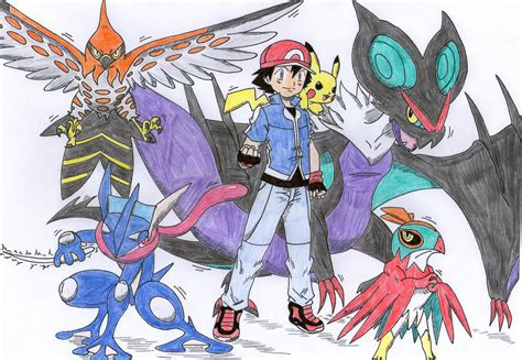 Ash Team XY 4 by Rohanite color be me by JajaMamaFr on DeviantArt