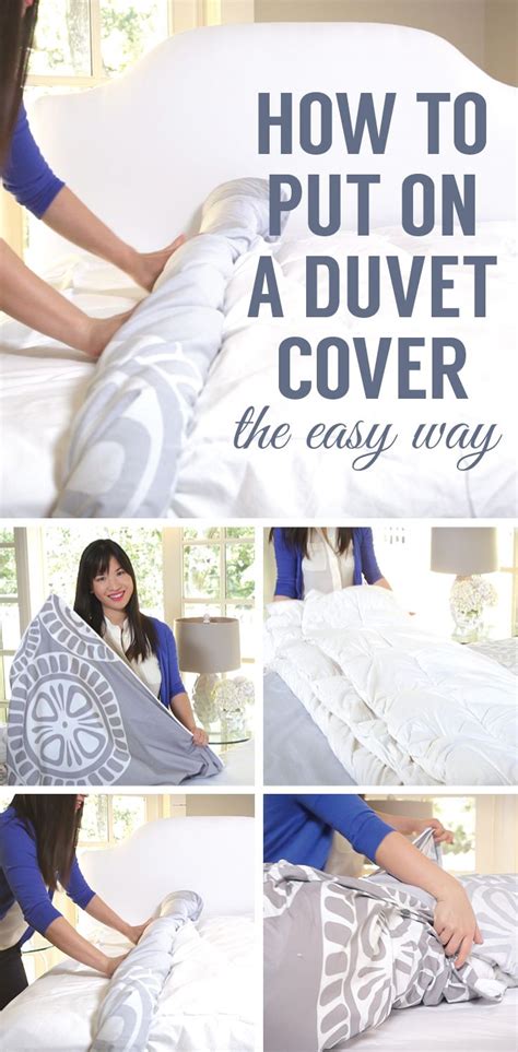 Watch and see the easiest way to put on a duvet cover! | Duvet covers, Duvet, Bedroom