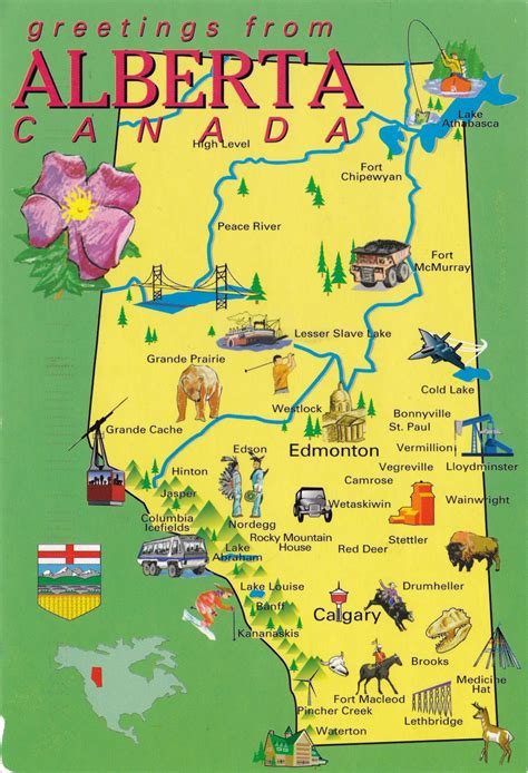 Map of Alberta, Canada | Alberta travel, Canada map, Alberta canada